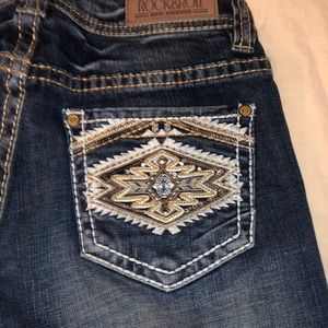 New rock n roll cowgirl boot cut jeans